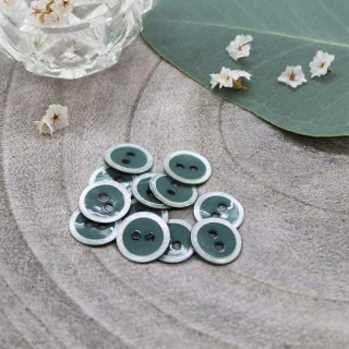 DESTOCK Bouton halo - Cactus - Atelier brunette - Lot de 10 Atelier Brunette : tissus élégants et modernes - 2