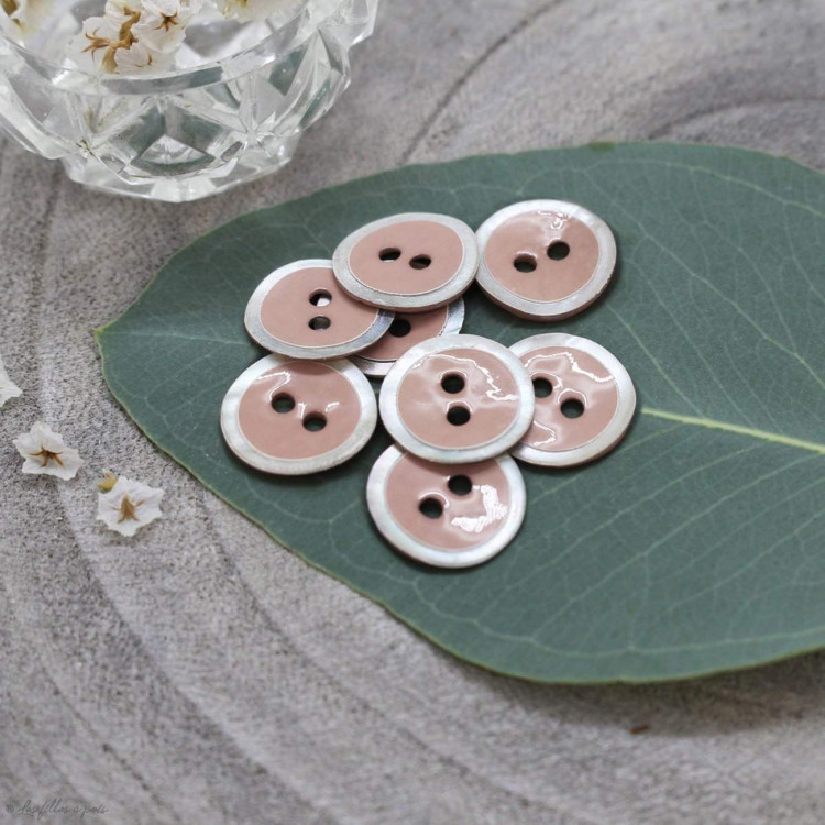DESTOCK Bouton halo - Maple - Atelier brunette - Lot de 10 Atelier BRUNETTE ® - Tissus et mercerie - 1 DESTOCK Bouton halo - Maple - Atelier brunette - Lot de 10 Atelier BRUNETTE ® - Tissus et mercerie - 1