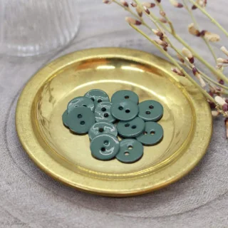 DESTOCK Bouton glossy - Cactus - Atelier brunette - Lot de 10 Atelier Brunette : tissus élégants et modernes - 2