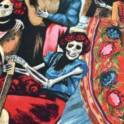 Tissu coton motif tête de mort "Fiesta De San Marcos" - Multicolore - Henry Alexander ® Alexander HENRY Fabrics ® - Tissus - 3