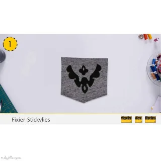 Tela para bordar a ferro Fixier Stickvlies - Vilene Vlieseline : entoilages, molletons et supports - 3