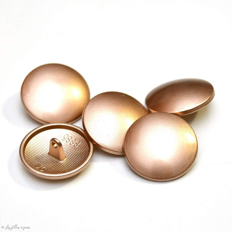 Botão de pressão em latão dourado - Redondo - 25mm Autres marques - Tissus et mercerie - 2 Botão de pressão em latão dourado - Redondo - 25mm Autres marques - Tissus et mercerie - 2