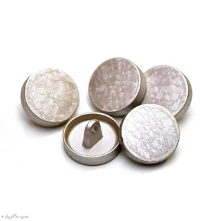 Bouton à queue chemise et chemisier métal - Rond - 15mm Tissus et mercerie créative – Nos sélections sans marque - 3