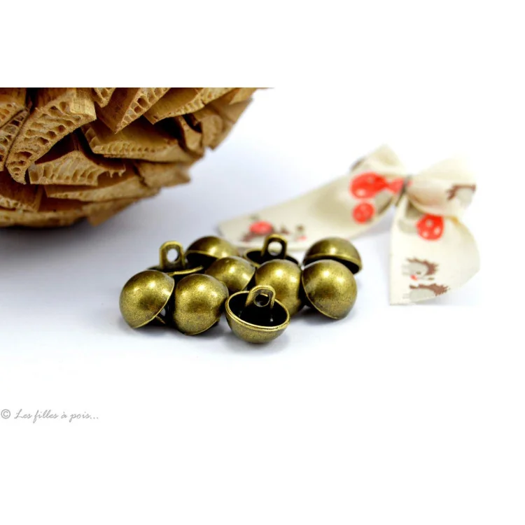 Bouton à queue - Rond - 10mm Tissus et mercerie créative – Nos sélections sans marque - 3 Bouton à queue - Rond - 10mm Tissus et mercerie créative – Nos sélections sans marque - 3