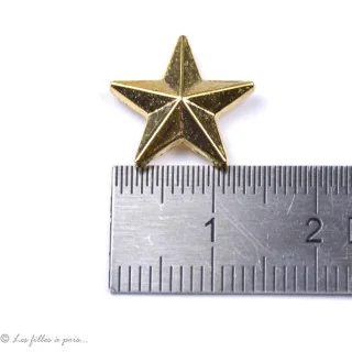 Rivets à sertir - Etoile - Doré Tissus et mercerie créative – Nos sélections sans marque - 11