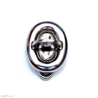 Fermoir twist quart de tour à sertir - 21x27mm  - 1