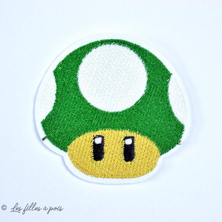 Patch de personagem bordado - Mushroom 1UP Autres marques - Tissus et mercerie - 3 Patch de personagem bordado - Mushroom 1UP Autres marques - Tissus et mercerie - 3