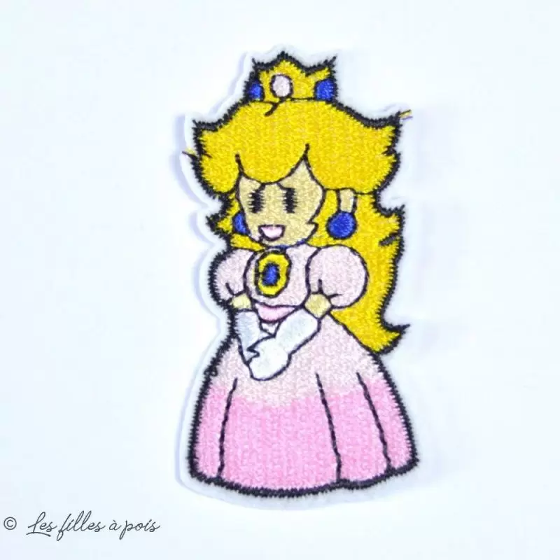 Écusson brodé personnage - Princesse Peach - 11