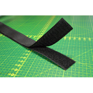 Scratch type Velcro adhésif noir - Mercerie