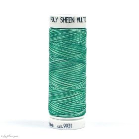 Fil à broder multicolore Polysheen 200m - Mettler ® - vert 9931 METTLER ® - Fils à coudre et à broder - 1