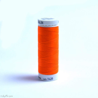 Fil à coudre Mettler ® Seralon 200m - coloris orange fluo - 1428 METTLER ® - Fils à coudre et à broder - 1