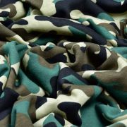 Tissu jersey sweat digital coton motif camouflage - Vert - Oekotex ® Autres marques - Tissus et mercerie - 3