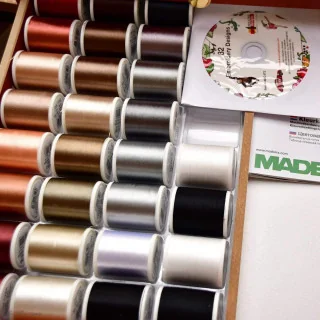 Coffret luxe bois fils à broder machine RAYON 200m – 194 bobines – Madeira Madeira : fils à broder de qualité supérieure - 6