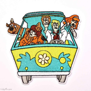 Écusson brodé personnage Scoobidoo - Mystery Machine Autres marques - Tissus et mercerie - 1