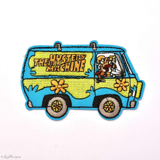 Écusson brodé personnage Scoobidoo - Mystery Machine  - 1