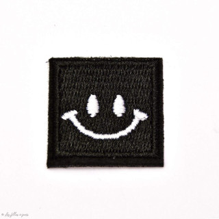 Écusson brodé boite surprise - Noir  - 1