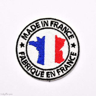 Écusson Made In France - Bleu, blanc et rouge - Thermocollant  - 1
