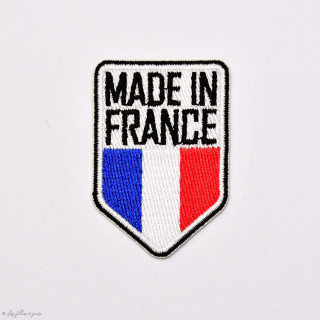 Écusson Made In France - Bleu, blanc et rouge - Thermocollant  - 1