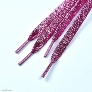 DESTOCK Lacets plats lurex - Paire - 110cm Tissus et mercerie créative – Nos sélections sans marque - 6