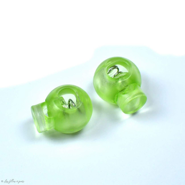 Arrêts cordon boule plastique transparent - Lot de 2 Autres marques - Tissus et mercerie - 28 Arrêts cordon boule plastique transparent - Lot de 2 Autres marques - Tissus et mercerie - 28