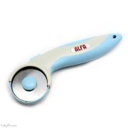 Cutter rotatif bleu turquoise ALFA ® - 45mm ALFA ® - Machines à coudre, à broder, à recouvrir et à surjeter - 1