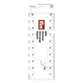 Mini réglette pour plis et ourlets en plastique blanche - Prym Love ® 610731 Prym ® - Mercerie - 1