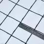 Tissu french terry coton motif grille "Grid" - Blanc - Lillestoff ® Lillestoff ® - Tissus Bio - 5