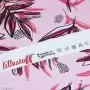 Tissu french terry coton motif feuilles "Meleaf" - Tons roses - Lillestoff ® Lillestoff ® - Tissus Bio - 9