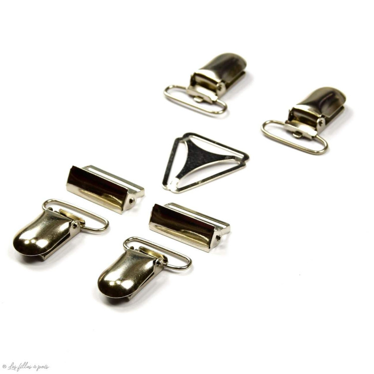 Kit de correa rectangular - 25mm - Acero inoxidable Autres marques - Tissus et mercerie - 1 Kit de correa rectangular - 25mm - Acero inoxidable Autres marques - Tissus et mercerie - 1