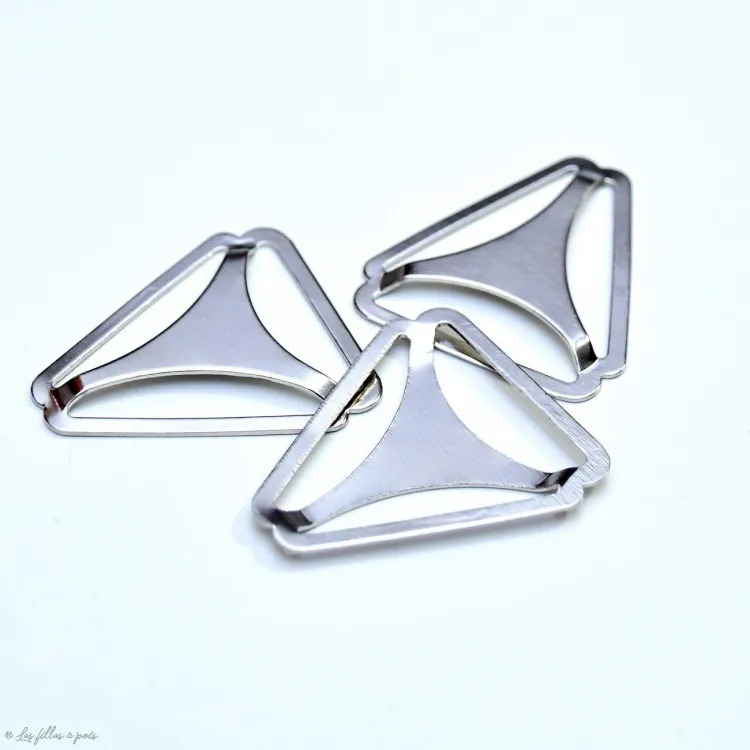 Fivela de cruzamento triangular - 25mm - Aço inoxidável - Conjunto de 2 Autres marques - Tissus et mercerie - 1 Fivela de cruzamento triangular - 25mm - Aço inoxidável - Conjunto de 2 Autres marques - Tissus et mercerie - 1