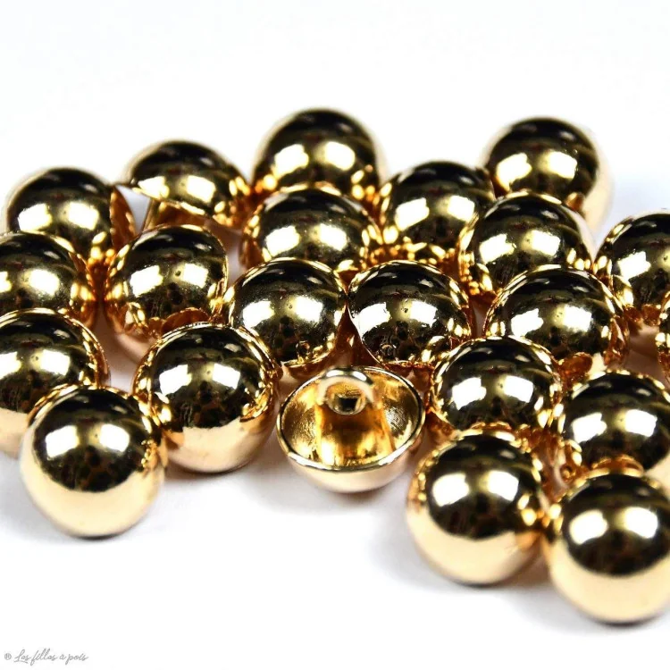 Bouton à queue - Rond - 10mm Tissus et mercerie créative – Nos sélections sans marque - 4