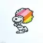 Écusson brodé personnage de Snoopy - Thermocollant - 1