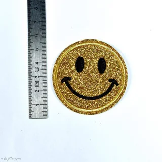 Écusson brodé smiley glitter - Thermocollant Tissus et mercerie créative – Nos sélections sans marque - 18