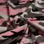 Tissu jersey coton motif camouflage - Tons rose et gris - Oeko-Tex et GOTS ® Autres marques - Tissus et mercerie - 3