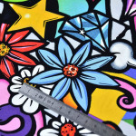 Tissu coton motif tête de mort "Street Skull" - Multicolore - Henry Alexander ® Alexander HENRY Fabrics ® - Tissus - 7