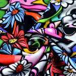 Tissu coton motif tête de mort "Street Skull" - Multicolore - Henry Alexander ® Alexander HENRY Fabrics ® - Tissus - 5