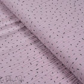 Tissu double gaze de coton motif vermicelle - Oekotex ® Autres marques - Tissus et mercerie - 1