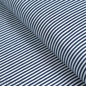 Tissu jeans rayures - Bleu et blanc Autres marques - Tissus et mercerie - 1
