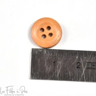 Pomo redondo de madera barnizada - 13mm - Beige - Lote de 10 Tissus et mercerie créative – Nos sélections sans marque - 2