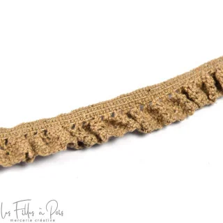 DESTOCK Dentelle élastique coton crocheté - 15mm Tissus et mercerie créative – Nos sélections sans marque - 2