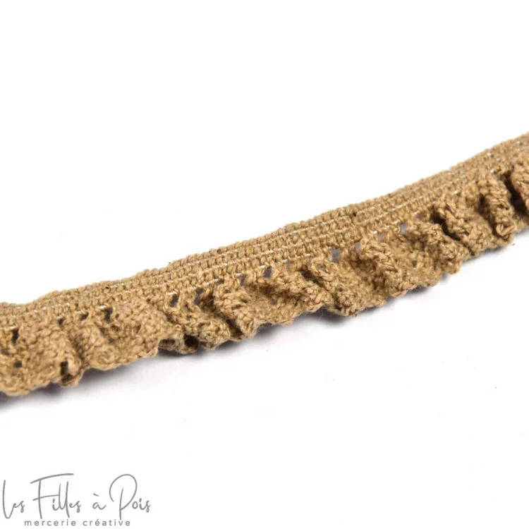 DESTOCK Dentelle élastique coton crocheté - 15mm Tissus et mercerie créative – Nos sélections sans marque - 2