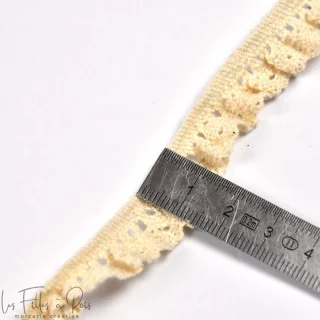 DESTOCK Dentelle élastique coton crocheté - 15mm Tissus et mercerie créative – Nos sélections sans marque - 9