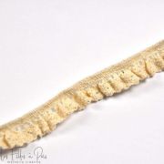 Dentelle élastique coton crocheté  - 15mm  - 8