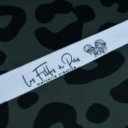 Tissu imperméable motif léopard collection "Angels" - Vert et noir - Les Filles à Pois ® - Oeko-Tex ® Les Filles à Pois - Design