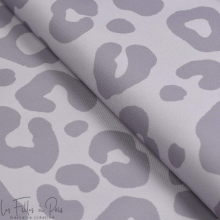Tissu imperméable motif léopard collection "Angels" - Rose poudré et vieux rose - Les Filles à Pois ® - Oeko-Tex ® Les Filles à 