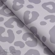 Tissu imperméable motif léopard collection "Angels" - Tons figue givrée - Les Filles à Pois ® - Oeko-Tex ®