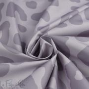 Tissu imperméable motif léopard collection "Angels" - Rose poudré et vieux rose - Les Filles à Pois ® - Oeko-Tex ® Les Filles à 