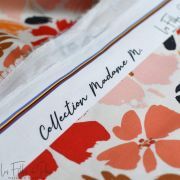 Tissu popeline de coton motif fleurs collection "Madame M" - Multicolore - Les Filles à Pois ® - Oeko-Tex ® Les Filles à Pois - 