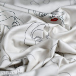 Tissu popeline de coton motif Marylin Monroe collection "Madame M" - Multicolore - Les Filles à Pois ® - Oeko-Tex ® Les Filles à