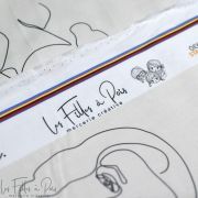 Tissu popeline de coton motif Marylin Monroe collection "Madame M" - Multicolore - Les Filles à Pois ® - Oeko-Tex ® Les Filles à
